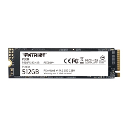 PATRIOT MEMORY Patriot P300 512GB Internal SSD - Nvme PCie Gen 3X4 - M.2 2280 - Solid State Drive - P300P512Gm28