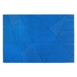 MAISON CONCEPTS INC Vinyl Placemat (Electrify) (Blue) - Set Of 12