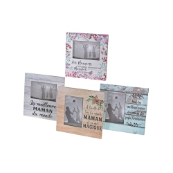 MAISON CONCEPTS INC Wooden 4"x 6" Picture Frame (Pour Lui/elle) (Asstd) - Set Of 4