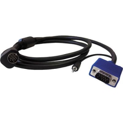 ZEEVEE Hydra 1.8-Meter (6-Ft) Din to VGA With 3.5-MM Analog Audio - In Black