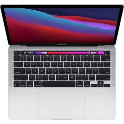 APPLE Macbook Pro (Fall 2020) 13.3"w/ Touch Bar - ( M1 Chip / 256GB SSD / 8GB Ram) - En - In Silver