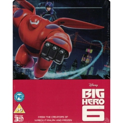 DISNEY 's Big Hero 6 - Limited Edition Steelbook [3D + 2D Blu-Ray]