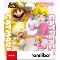 NINTENDO Cat Mario & Cat Amiibo - Super Mario Series [ Accessory] In Peach
