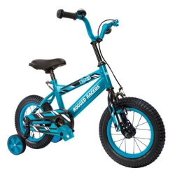 RUGGED RACER 12 Inch Kids Bike With Training Wheels- In Blue