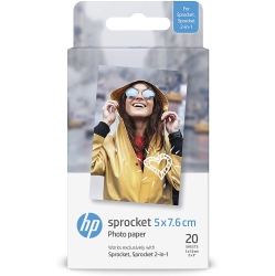 HP Zink(R) Sticky-Backed Photo Paper, 2X3, 20 Sheets Discontinued By Manufacturer