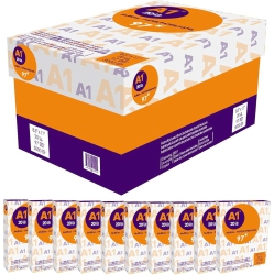 A1 5000 Sheets Premium Multipurpose Paper, Copy/copier/laserjet Inkjet Printer/fax/photocopy Paper, 97 Brightness, 20 Lb, Letter Size 8.5"x11", 500