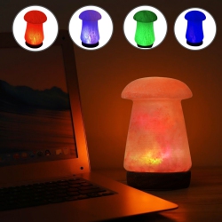 APEX GLOBAL Himalayan Salt - USB Lamp Mushroom Shape (5 Inches, 2 Lbs.) Best Gift Item