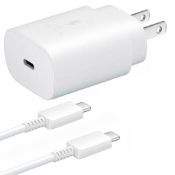 SAMSUNG Super Fast Charging 25W USB Type-C Wall Charger With Type-C Cable