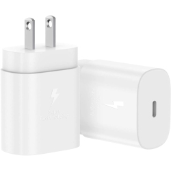 CABLESHARK USB C Fast Charger Block, 2-Pack 25W Pd Samsung Compatible Galaxy S21/s21+/s21 Ultra/s20/s20+/s20 Ultra/s20Fe/note 20/note 20 Ultra/note