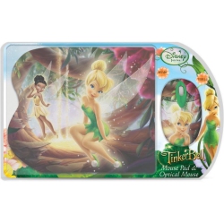 DISNEY Mouse Pad & Optical Mouse Fairies