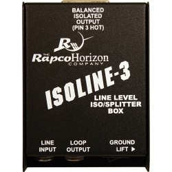 RAPCOHORIZON Il-3 Line Level Iso / Splitter Box