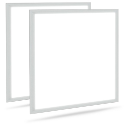 GYMAX 2 Pack 2X2Ft Led Flat Panel Light 4400Lm 40W 5000K Dimmable Drop Ceiling Office