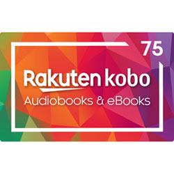 Rakuten kobo Audiobooks & eBooks $75 eGift Card - Digital Download