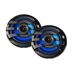 KENWOOD - 2-Way Marine Speaker, 6.5 Inch, 260W In Black