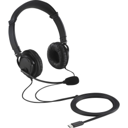 KENSINGTON Hi-Fi Over-Ear Noise Cancelling Headphones With Mic - - (97457) In Black