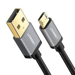 UGREEN Micro USB Cable Nylon Braided Fast Quick Charger USB to Micro USB 2.0 Android Charging Cord for Galaxy S7 S6 S5 Edge