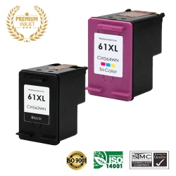 ULTRA TONER ® 1 Set Of HP 61Xl/hp61/61/hp61/hp61Xl/hp-61 Remanufactured Inkjet Cartridge-Officejet 4630 4635 4636 Envy 5530 4500 - Brand New
