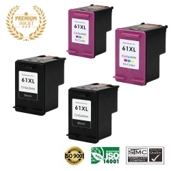 ULTRA TONER ® 2 Sets HP 61Xl/hp61/61/hp61/hp61Xl/hp-61 Remanufactured Inkjet Cartridge-Officejet 4630 4635 4636 Envy 5530 4500