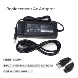GENERIC New 135W Ac Adapter Charger for HP 19.5V/6.9A Desktop Power Adapter Compatible With HP Desktop 8200 8000 Dc7800 Desktop