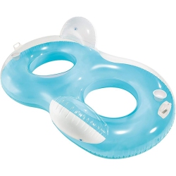 INTEX - Double Inflatable Pool Chair, 78 " X 46 " In Turquoise