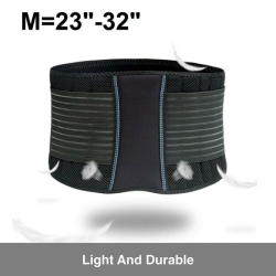 ISTAR Lumbar Support Belt for Lower Back Pain Herniated Disc, Sciatica, Scoliosis, Posture Corrector for Women And Men \w Removable for Heavy