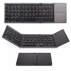 WINOMART Ultra Slim Foldable Bluetooth Keyboard \w Touch Pad Tri-Folding Portable Wireless Pocket Mini Keyboard \w Touchpad Compatible \w Iphone Ipad
