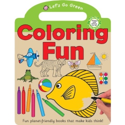 ST. MARTIN'S PRESS Let's Go Coloring Fun In Green