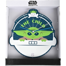 ACCUTIME Star Wars The Mandalorian- The Child Wall Clock- Frameless