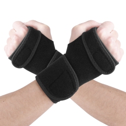 ISTAR Wrist Hand Brace Support Splint Carpal Tunnel Sprain Arthritis Sports for Arthritis, Tendonitis, Sprains, Sports Injuries Pain Relief (Left +