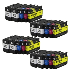 TONER4U - 20Pk (4Set+4K) Compatible 932Xl, 933Xl Ink Cartridges for HP 932Xl, HP933Xl, Officejet 6100, 6600, 6700, 7110, 7610, Wide Format