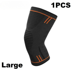 ISTAR Knee Brace, Knee Compression Sleeve Support for Men And Women, Running, Workout, Gym, Hiking, Sports (Large)