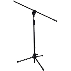 LYXPRO Tms-1 Tripod Boom Floor Microphone Stand Adjustable Height, Foldable, Tilting And Rotating for Stage Or Studio Fits 3/8” And 5/8” Mounts