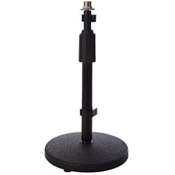 LYXPRO Dks-1 Desktop Microphone Stand, Adjustable Height, Weighted Base, 3/8" - 5/8" Adaptor