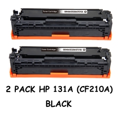 BESTONER 2 Pack HP 131A (Cf210A)/hp 131A/cf210A/hp131/hp131A/hp131/cf210 Toner Cartridge Laserjet M251N/ M276N In Black