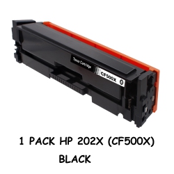 BESTONER HP 202X (Cf500X)/hp 202X/cf500X/hp202/hp202X/hp202/cf500 High Yield Toner Cartridge Laserjet Pro M253 M254 M281 M280 In Black