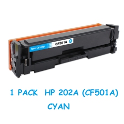 BESTONER HP 202A (Cf501A)/hp 202A/cf501A/hp202/hp202A/hp202/cf501 Toner Cartridge Laserjet Pro M253 M254 M281 M280 In Cyan