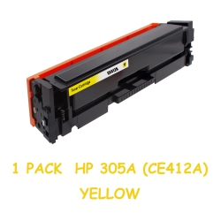 BESTONER HP 305A (Ce412A)/hp 305A/ce412A/hp305/hp305A/hp305/ce412 Toner Cartridge Color Laserjet M351 M375 M451 M475 In Yellow