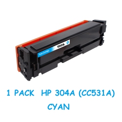 BESTONER HP 304A (Cc531A)/hp 304A/cc531A/hp304/hp304A/hp304/cc531 Toner Cartridge Color Laserjet Cm2320/cp2020/cp2025 In Cyan