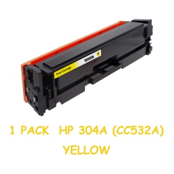 BESTONER HP 304A (Cc532A)/hp 304A/cc532A/hp304/hp304A/hp304/cc532 Toner Cartridge Color Laserjet Cm2320/cp2020/cp2025 In Yellow