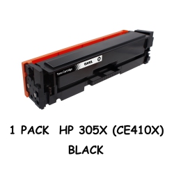 BESTONER HP 305X (Ce410X)/hp 305A/ce410X/hp305/hp305A/hp305/ce410 Toner Cartridge Color Laserjet M351 M375 M451 M475 In Black