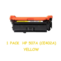 BESTONER HP 507A (Ce402A)/hp 507A/ce402A/hp507/hp507A/hp507/ce402 Toner Cartridge Color Laserjet M551 M570 M575 In Yellow