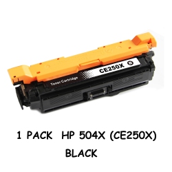 BESTONER HP 504X (Ce250X)/hp 504A/ce250X/hp504/hp504A/hp504/ce250 Toner Cartridge Color Laserjet Cm3530 Cp3525 Cp3530 In Black