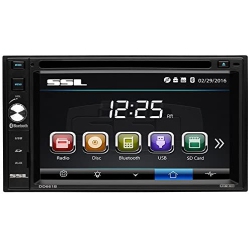 SOUND STORM LABORA Sound Storm Labs Dd661B Double Din, Touchscreen, Bluetooth, DVD/cd/mp3/USB/sd Am/fm Car Stereo, 6.2 Inch Digital Lcd