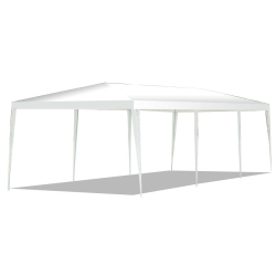 GYMAX 10' X 30' Outdoor Gazebo Canopy Wedding Party Patio Tent In White