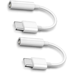 CABLESHARK for USB C to 3.5MM Headphone Jack Adapter, Upgrade USB Type C Audio Aux Adapter Converter Compatible \w Pixel 3Xl/2Xl/3/2, Ipad Pro 2018