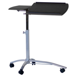 SAFCO Eastwinds 950 Adjustable Mobile Laptop Stand In Anthracite In Black