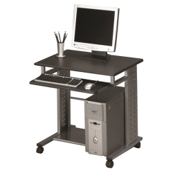 SAFCO Eastwinds Argo Mobile Metal Computer Cart In Anthracite In Black