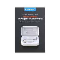FINEBLUE J10 Tws Bluetooth Earphone V5.0 3D Stereo | True Wireless Earbuds | Touch Control | Earpiece Music Volume Control