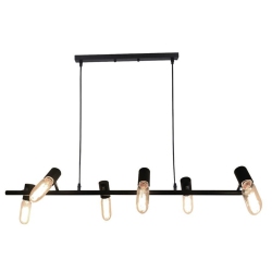 XTRICITY - Pendant Light, 39.3 " Width, From The Gloria Collection In Black
