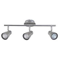 XTRICITY - 3 Heads Ceiling Light, 23.22 " Width, From The Yorkshire Collection, Chrome Nickel
